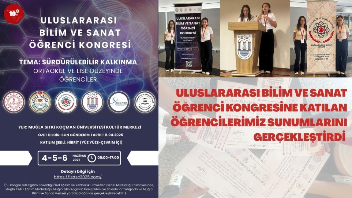 Uluslararası Bilim ve Sanat Öğrenci Kongresi Bildiri Sunumu