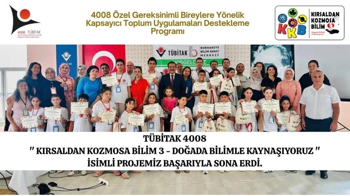 4008 Projemiz Tamamlandı